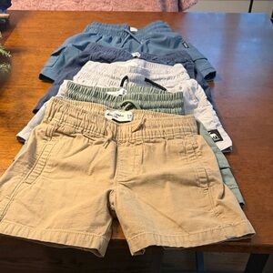Abercrombie Kids Casual Shorts Set - Tan, Green, Blue, Gray
